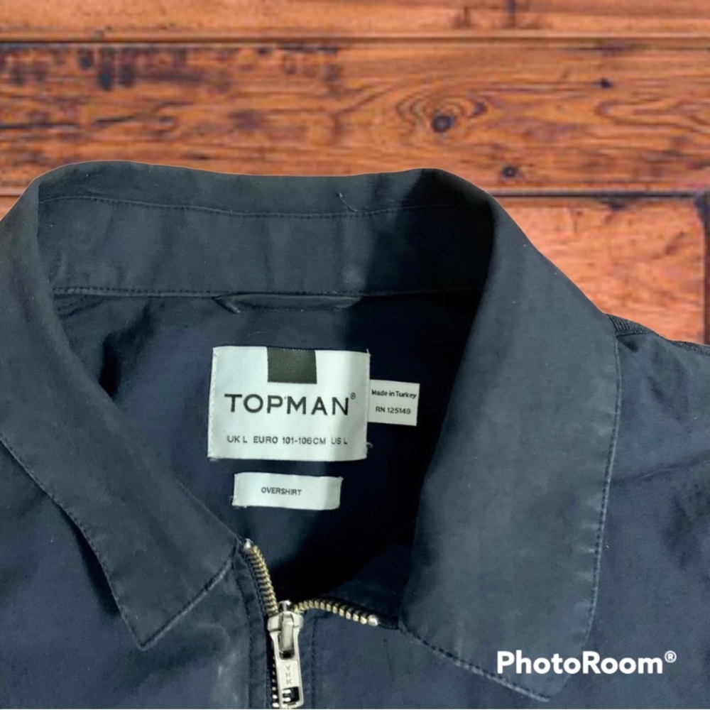 Topman Overshirt With Racing Stripes - Picture 2 of 3